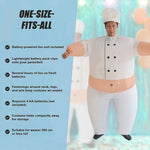 CHEF Fancy Dress Inflatable Suit -Fan Operated Costume V63-784295