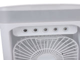 Portable Air Conditioner Fan White USB Plug In 3 Speeds Evaporative Air Cooler with Humidifier Timer V1294-YM0901-3113250123411