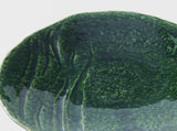 Dinner Plate Organic 27cm Oribe Green Glaze V637-C7150