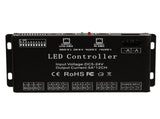DC5V-24V 6 Channel RGB LED Controller DMX Decoder Driver Strip Module Black Color V1294-YM0722-JYA01532