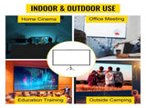 Tripod Projector Screen with Stand 60 inch 169 4K HD Projection Screen Stand Wrinkle-Free Height V952-TYPMDZCY60169TJZJV0