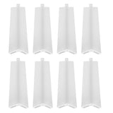 8PCS Aluminum Siding Corners 8 Inch Outside Siding Corner Trim with Screws for House Exterior Corner V1294-YM0901-3114240020011