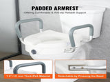 Raised Toilet Seat, 5" Height Raised, 350 lbs Weight Capacity, for Round and Elongated Toilet, Twist V952-XNSDSJGMTZDD2MQ2TV0