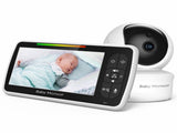 SM650 5-Inch No-WiFi Baby Monitor with Camera, 300 m Range, Two-Way Audio, VOX, Night Vision, V1188-MS-731-001