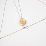 Gift Box - Aroma Necklace White Gold - Planet Nebula Nova Purify Oil Blend V760-GBAJ - 7