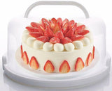 Large 10 Inch Cake Carrier Keeper Stand with Handles and Lids Container for Transport Cake Holder V1259-DP01-A-3002