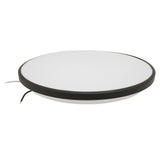 Round Ceiling Light LED Full Color Dimming Smart RGBCW RF Remote Control Black Frame Ceiling Light V1294-YM0901-3119230135511