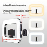 Smart Dual-Mode FillOne-Touch Color Temperature Switching Stepless Dimming, Portable Ring V1106-BGD001
