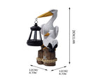 Darzheoy Pelican Garden Statue with Solar Lantern Pelican Solar Light for Outside Decor Sculptures & V1189-WXFWAL-20260326-02375