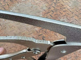 1pc Vice Grip Plier Wrench 90 Bent Nose Locking Pliers Crimping Steel for Versatile Use V1192-AZ-W-20819