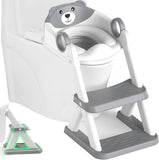Potty Training Seat Ladder, Kids Boys Girls, Grey V178-28091