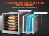 Hot Box Food Warmer, 5-Tier Concession Warmer with Water Tray, 5 Pans, Single-door and Adjustable V952-XXSPBWJ5CBTM0I6VPV3