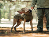 Size XL Olive Green Warm Quilted Dog Winter Coat - Adjustable Fleece-Lined Puffer Vest with V888-ELOSUNG32052