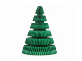 Jingle Jollys Paper Christmas Tree 111CM w/ Star Topper LEDs Xmas Decorations Kit Home Office Green PAPER-XM-TR-100-GN