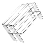 2Pcs Kitchen Storage Racks Transparent Refrigerator Shelf for Organized Home Use V1369-AZ3-W-18816