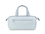 Blue Quilted Pattern Large Capacity Mummy Bag - Stylish Baby Diaper Bag for Moms, Baby Stroller Bag V888-ELOSUNG21167