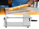 Stainless Steel Hand Crank Manual Spiral Potato Twisters Vegetable Cutter Slicing Tool Kitchen V1294-YM0901-3118200173911