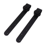 Barn Door Hardware Kit Mini Quiet Slide Easy to Install Carbon Steel Sliding Door Pulley Track Kit V1294-YM0706-3114230086211