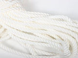 White Nylon Dock Rope 12mm Heavy Duty Marine Line for Boat Mooring V1369-AZ3-W-17243