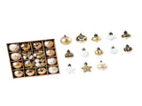 Xmas Ball Ornaments Supplies Plating Portable Plastic Decorative Baubles Champagne Balls for Porch V1294-YM0901-3115240093311