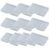 10pcs Transparent Plastic Storage Box Rectangle Box Case For Parts Tools Storage Box Jewelry Earring V1189-LWWAL-20260327-04275