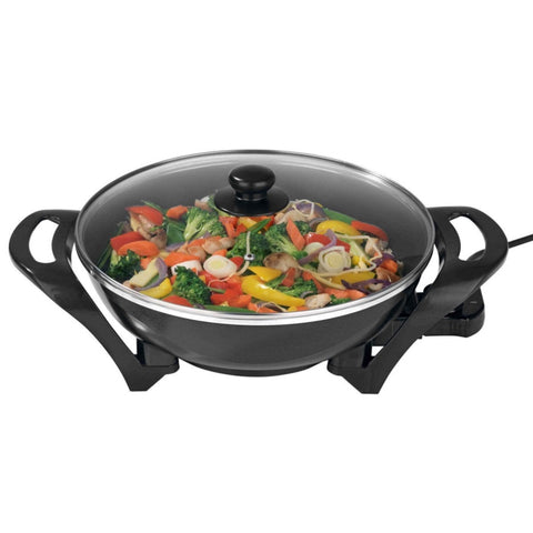 Large Electric Wok, Non-Stick, 4.5L Capacity, 240 C Max V196-EFP120