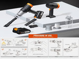 New upgraded wireless handheld car vacuum cleaner, rechargeable, 10000 Pa super strong suction V1102-HEQC-001