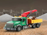 Farm Logging Toy with Loading Cranes, Toddler Friction Powered Vehicle Toy, Big Tow V1366-AZ2-W-26220