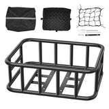 Rear Bike Basket Large Bicycle Basket with Cargo Net Rainproof Cover Liner V952-CKHXJSGZYNCBP96PNV0