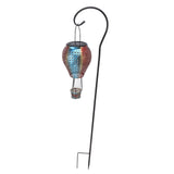 Hanging Solar Lantern Retro Hollowed Fire Balloon Style Warm Romatic Garden Solar Light for Outdoor V1294-YM0703-3111230123511