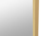 Yezi Floor Mirror Full Length Mirrors 1.8M Gold White DECO1015-180-GD