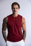 HARD HITTERS MEN'S CREW COTTON TANK BURGANDY X-Large V697-MENS-CREW-COTTON-TANK-BURGANDY-X-LARGE