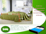 Embroidered Regal Lily Pattern 3 Pc Bedspread & Pillow Cover Set V745-AC080754Q13U