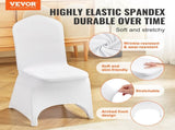 Stretch Spandex Folding Chair Covers, Universal Fitted Arched Front Cover, Removable Washable V952-100PCSGXBSYT00001V0
