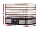 Devanti 7 Trays Food Dehydrator FD-B-1159-SS-7