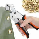 300 Pack Tarpaulin Eyelet Pliers, Eyelets, Diameter, Portable Eyelet Pliers for Fabrics, Tarpaulins, V1237-ZY-715-279