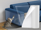 196.9"x15.7" Anti Cat Scratch Furniture Protector Clear Viny Couch Protector from Cat Claws V1107-135-93474-CLR2