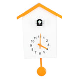 Bird House Wall Clock Bird Voice Call Stylish Decorative Pendulum Wall Clock for Office Bedroom V1294-YM0901-3115240020812