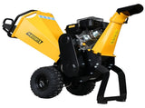 Ducar 70P 3600 RPM Wood Chipper with E-Start Shredder Mulcher Grinder Yellow Black WCP-70P-YLBK