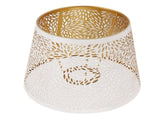 Lamp Shade E27 E26 White Carved Flower Pattern Iron Modern Design Easy Installation Bulb Shade for V1294-YM0706-3119230133111