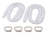 Swimming Pool Replacement Hoses with Clamps for 300 330 530 1000 Gallon Pool Pump V1294-YM0703-3111230125411