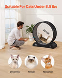 VEVOR Cat Exercise Wheel, 31.5 in, Large Cat Running Wheel with Secure Brake & Carpeted Runway, V952-SLMPBJHSPP315IBR5V0