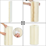 3 PCS Carboard Round Plinth Cylinder Pedestal Wedding Flower Display Stand V201-SUN0003WH8AU