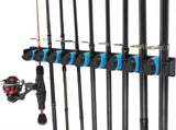 2 Sets Vertical Wall Mounted Fishing Rod Rack - 9-Slot Fishing Pole Holder for Garage, Professional V888-ELOSUNG18427