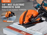 Electric Concrete Saw, 14 in, 2000 W Motor Circular Saw Cutter with Max. 5 in Adjustable Cutting V952-D3200W14IN5INYGWJV3