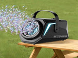 Bubble Machine Automatic Minute Big Bubbles Blower Maker for Outdoor Birthday Parties Black V1263-JX-7295-2