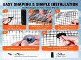 8in x 100ft Solar Panel Bird Guard Critter Guard Roll Kit 70pcs Fasteners V952-TYNDCBBHWTZ8T7QU5V0