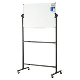 91.5x61cm Rolling Magnetic Whiteboard, Double-sided Mobile Whiteboard, Adjustable Height Dry Erase V952-BBYCDL3624ABSW8OMV0