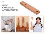 3-Pack Detachable Wooden Spatula Handles Replacement Set for Pot and Kitchen Utensils V1369-AZ3-W-20835