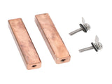 2 Sets Swimming Pool Copper Electrodes Effective Ionization Low Power Consumption for Power Ionizer V1294-YM0901-3111250028211